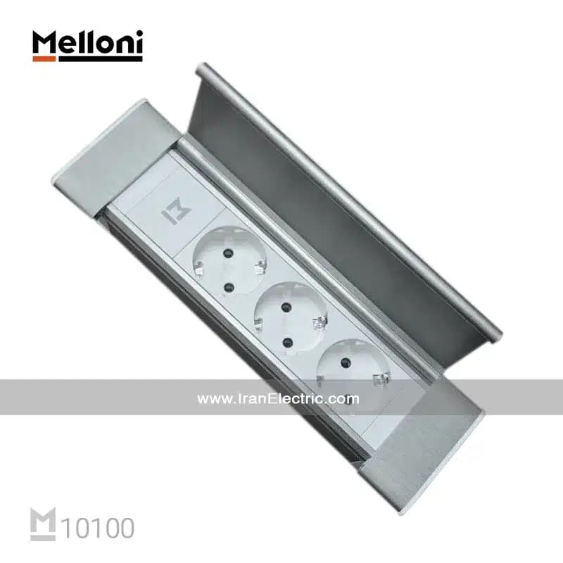 پریز توکار کابینتی مستطیلی ملونی مدل 10100