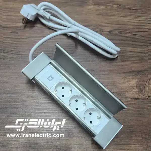 پریز توکار کابینتی مستطیلی ملونی مدل 10100 — تصویر ۳