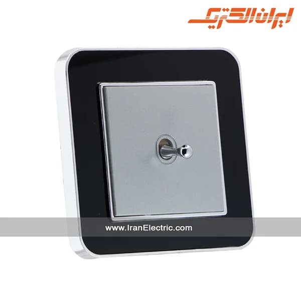 کلید تبدیل اهرمی ارس سیلور مشکی میان نقره