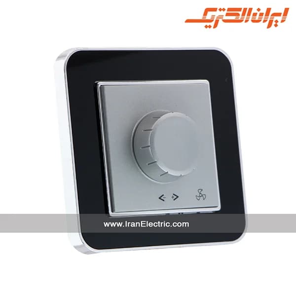 کلید دیمر ارس سیلور مشکی میان نقره