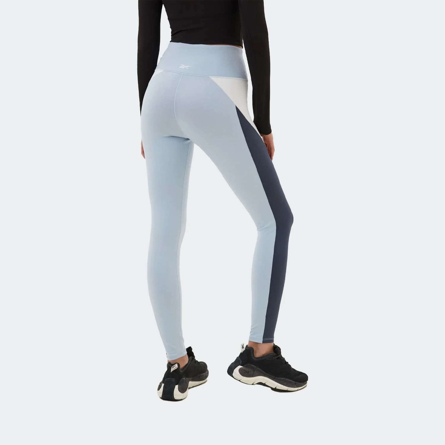 لگ زنانه ریباک مدل lux high rise colorblock women’s leggings — تصویر ۳