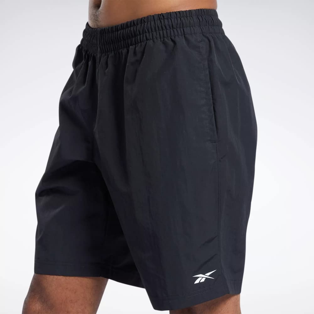 شلوارک مردانه ریباک مدل Reebok Id Train Utility Short Men’s black training shorts — تصویر ۴