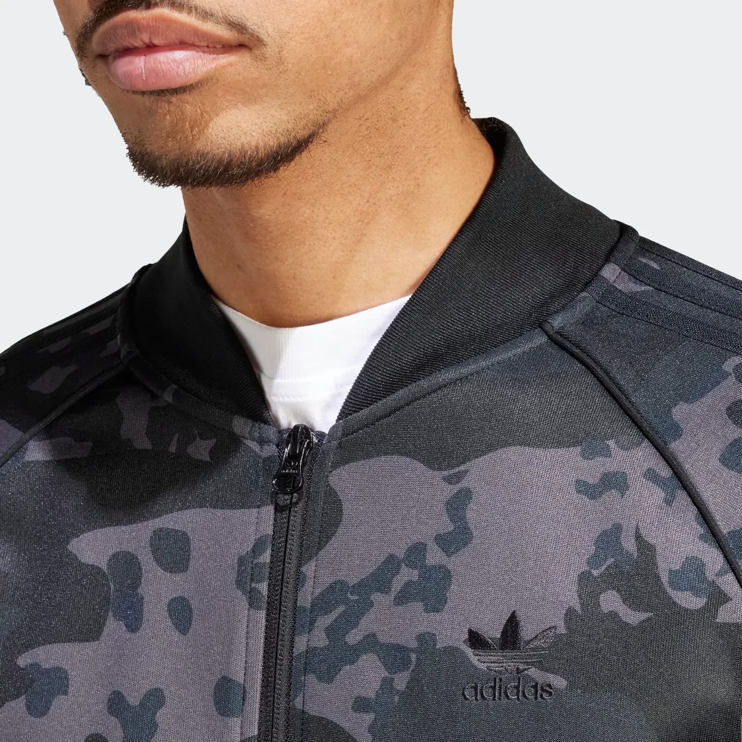 سوییشرت مردانه آدیداس مدل Camo SSTR Track Top — تصویر ۵