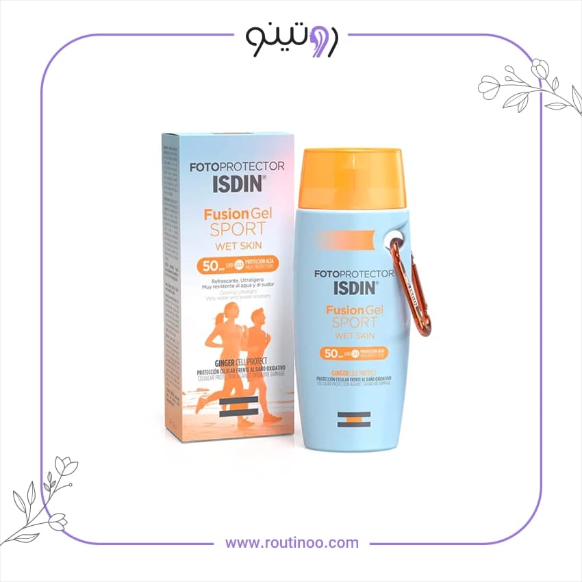 ضد آفتاب فیوژن ژل اسپرت ایزدین SPF50 حجم 100 میل — تصویر ۲