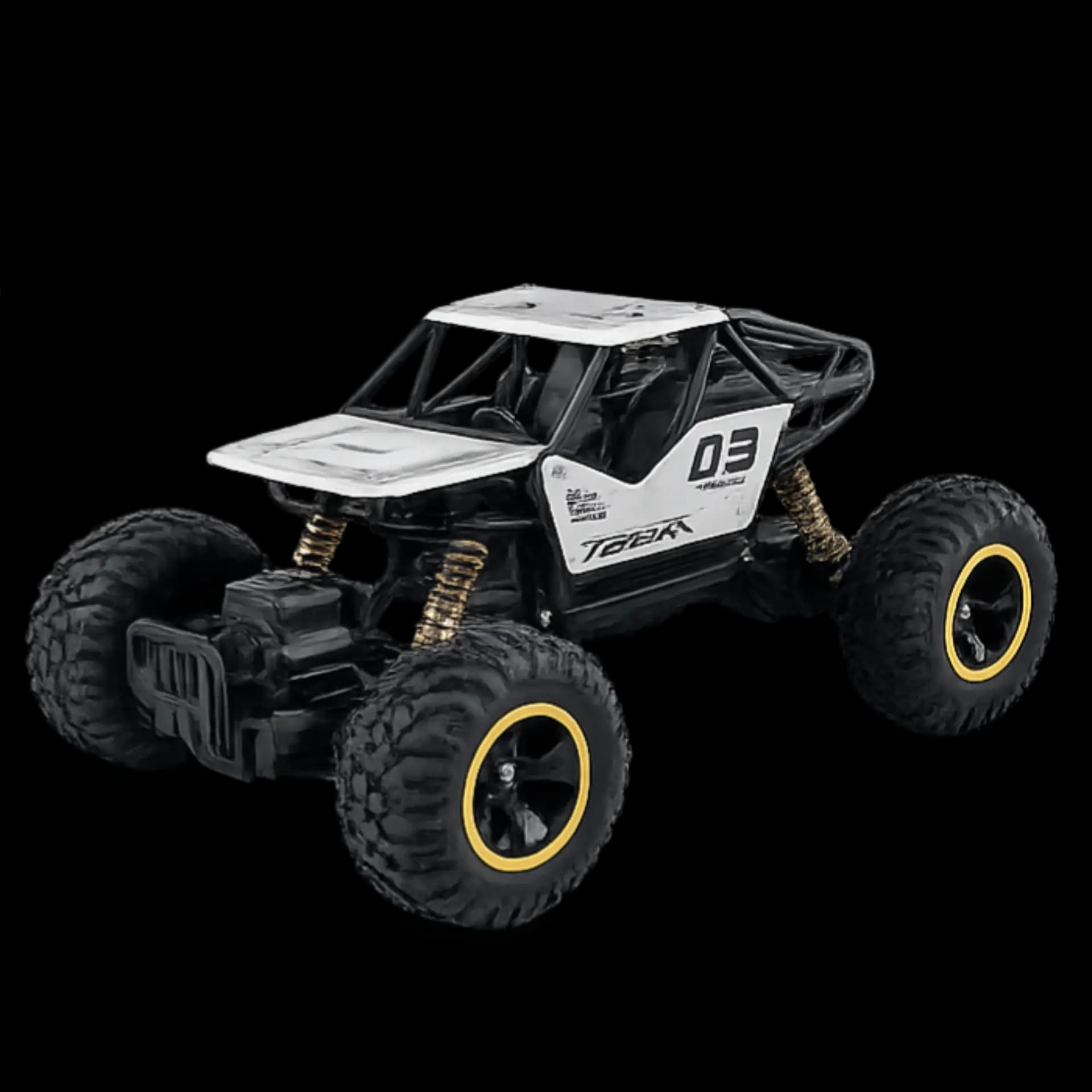 ماشین کنترلی آفرود شارژی چهار چرخ مدل Rock Crawler با ریموت کنترل 2.4GHz