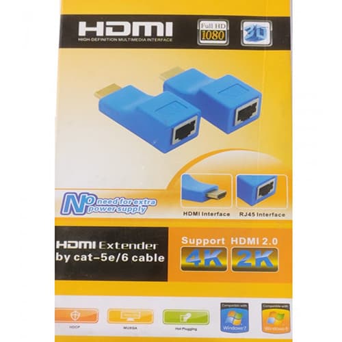 اکستندر HDMI 30 متری – انتقال تصویر و صدا بدون افت کیفیت — تصویر ۲