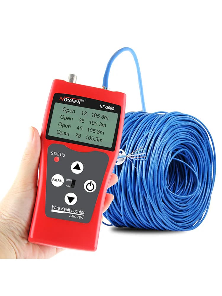 زوج یاب و تستر شبکه دیجیتال نویافا NOYAFA NF-308S | – باگارانتی12ماهه — تصویر ۵