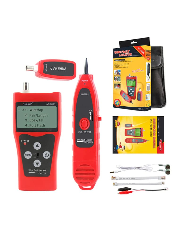 زوج یاب و تستر شبکه دیجیتال نویافا NOYAFA NF-308S | – باگارانتی12ماهه — تصویر ۷