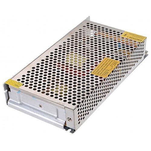 آداپتور صنعتی 12 ولت 15 آمپر | منبع تغذیه سوئیچینگ فلزی 12V 15A — تصویر ۴