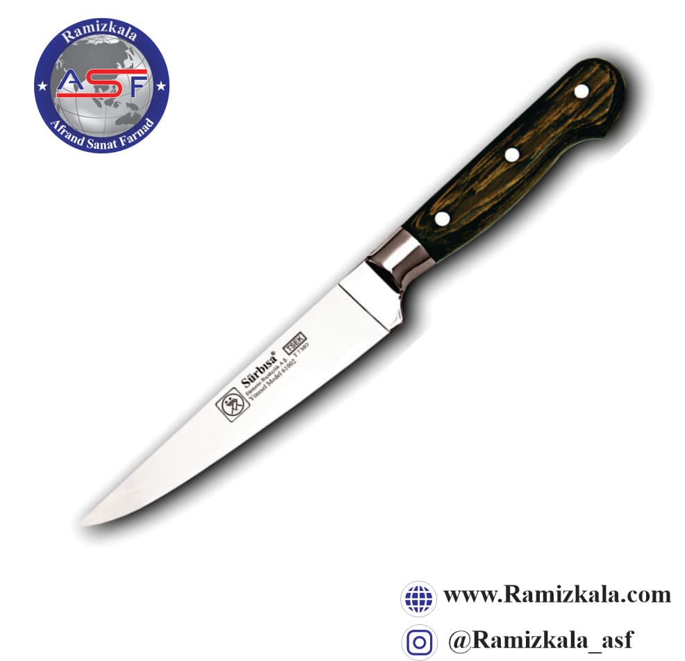 چاقوی آشپزخانه برند سوربیسا اصل ترکیه 15 سانتی متری(سایز 6) – Sürbisa 61002-YM — تصویر ۲