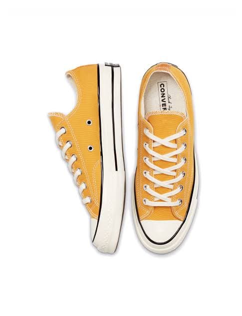 کانورس آل استار 1970 بدون ساق زرد Converse all star 1970 low yellow — تصویر ۲
