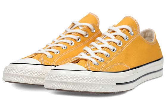 کانورس آل استار 1970 بدون ساق زرد Converse all star 1970 low yellow — تصویر ۳