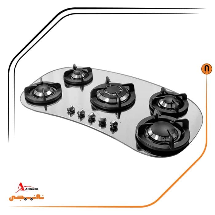 اجاق گاز پنج شعله , برند اخوان مدل V9