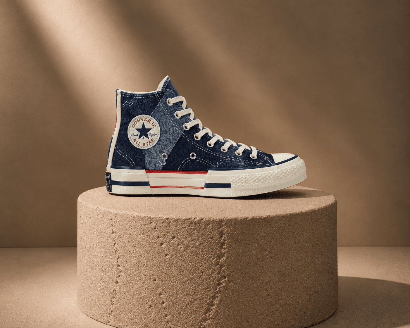 کانورس آل استار ساقدار چاک ۷۰ پلاس آبی لی Converse chuck 70 Plus blue