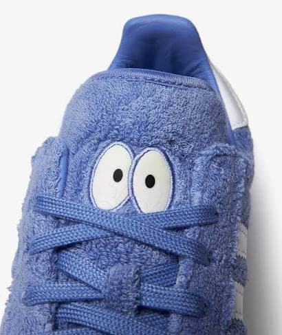 آدیداس کامپوس مخملی بنفش Adidas campus 80s south park towelie — تصویر ۴