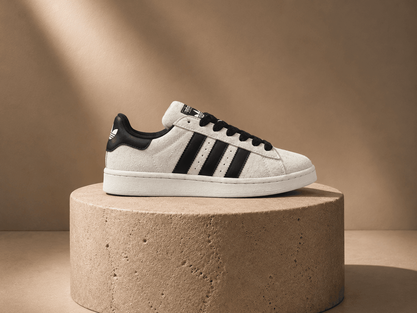 آدیداس کامپوس مشکی کرمی Adidas campus black beige
