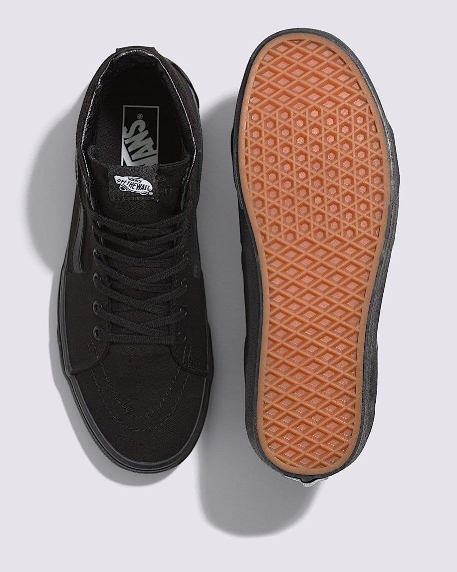 کفش ونس ساقدار تمام مشکی Vans sk8 full black — تصویر ۵