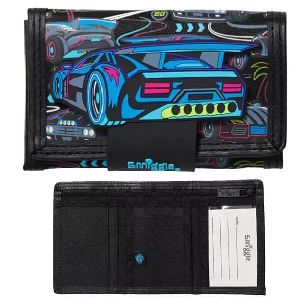 کیف پول اسمیگل Smiggle طرح Race Car — تصویر ۳