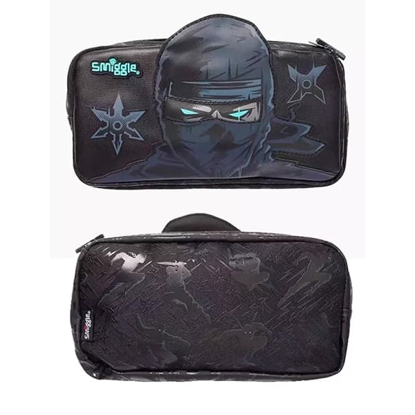 جامدادی دو زیپ اسمیگل Smiggle طرح Ninja — تصویر ۲