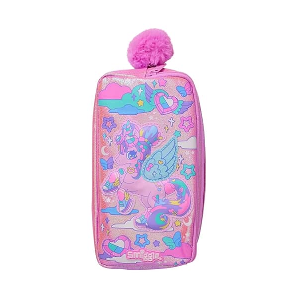 جامدادی دو زیپ اسمیگل Smiggle طرح Winged Unicorn