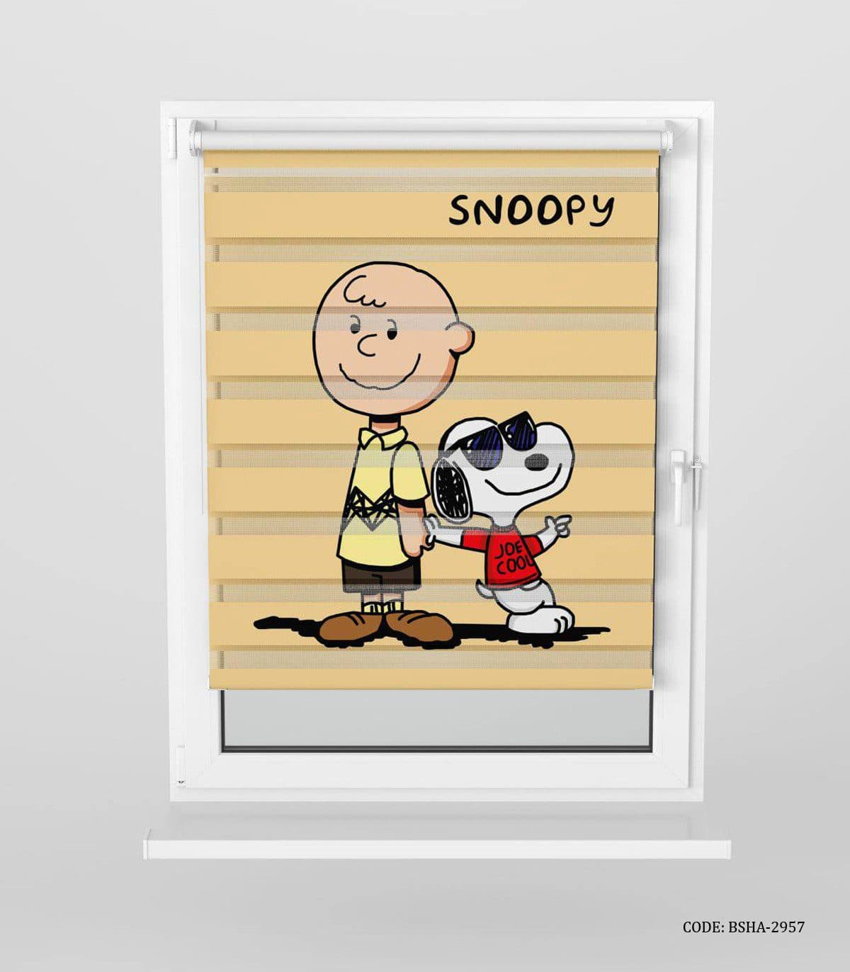 پرده زبرا اتاق کودک پسرانه مدل مدل Snopy