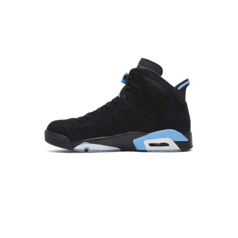 نایک ایرجردن 6 مشکی آبی Nike Air Jordan 6 Retro Black UNC Blue — تصویر ۲
