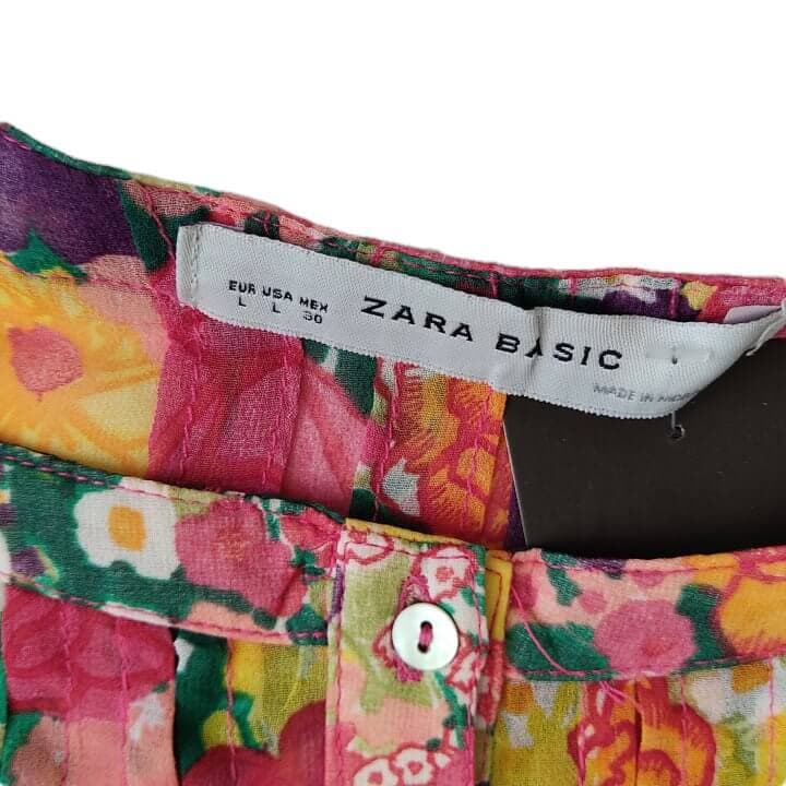 شومیز زنانه zara فری سایز مدل 1548 — تصویر ۴