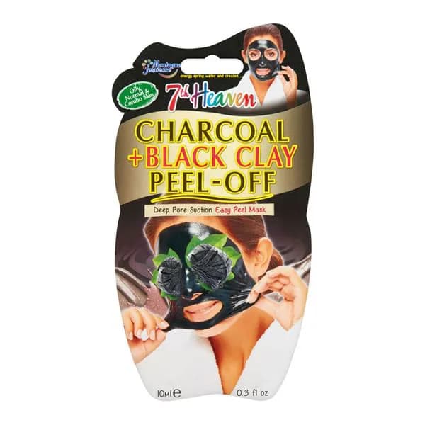 ماسک صورت مونته ژنه سری 7th Heaven مدل Charcoal& Black Clay حجم 10 میلی لیتر — تصویر ۲