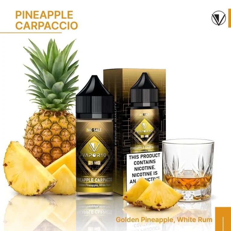 سالت ویپرتن نوشیدنی اناناس | vapor10 pineapple carpaccio