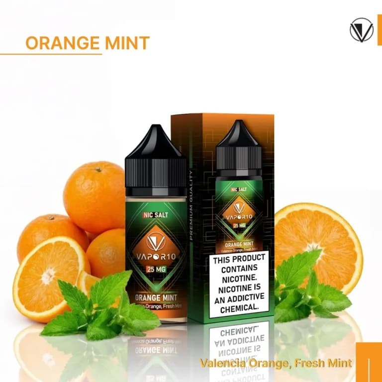 سالت ویپرتن پرتقال نعنا | vapor10 orange mint