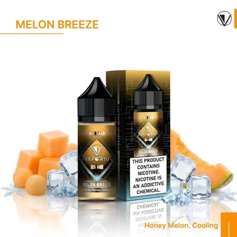 سالت ویپرتن ملون یخ | vapor10 melon breeze