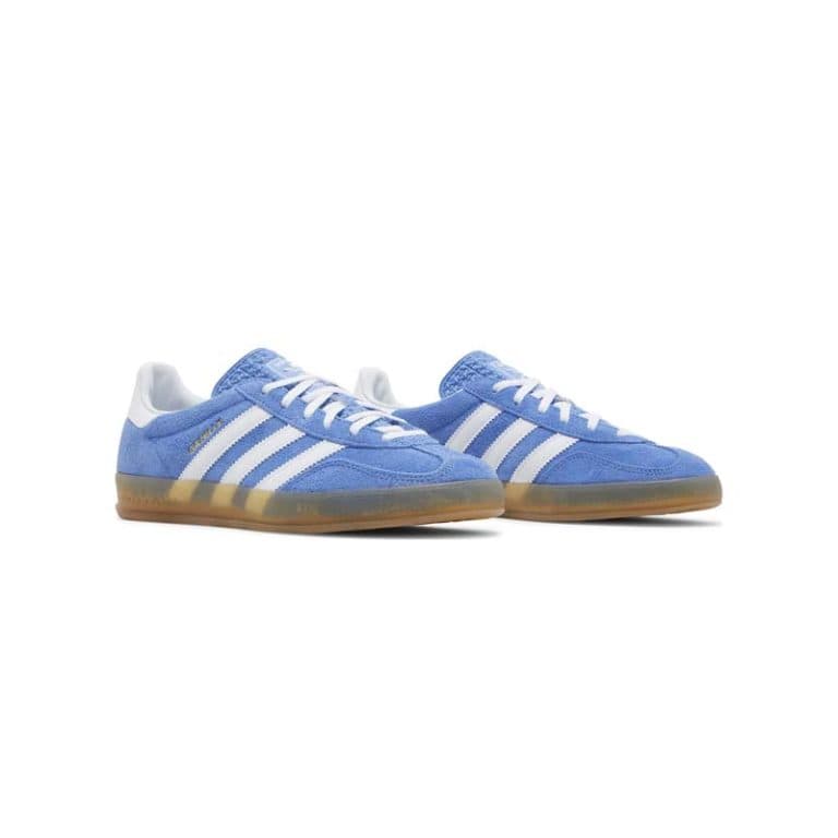 کتونی آدیداس گزل آبی قهوه ای Adidas Gazelle Indoor Blue Fusion Gum — تصویر ۳