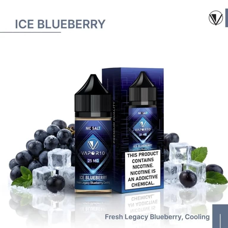 سالت ویپرتن بلوبری یخ | vapor10 blueberry ice
