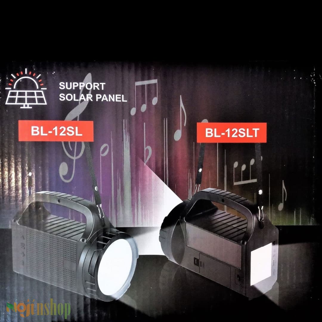 اسپیکر و نورافکن خورشیدی BL-12SLT — تصویر ۳