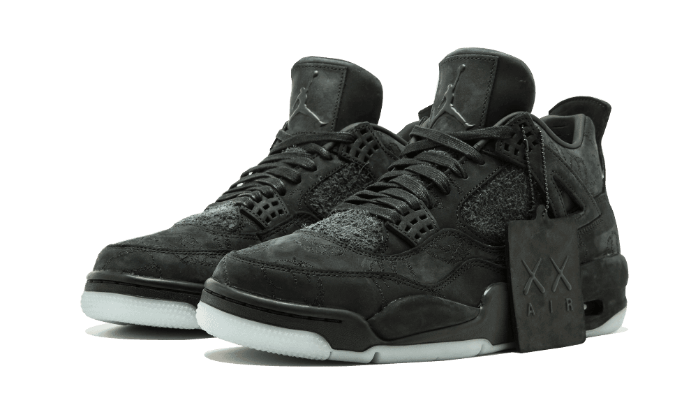 نایک ایرجردن 4 کاز مشکی air jordan 4 kaws black — تصویر ۲