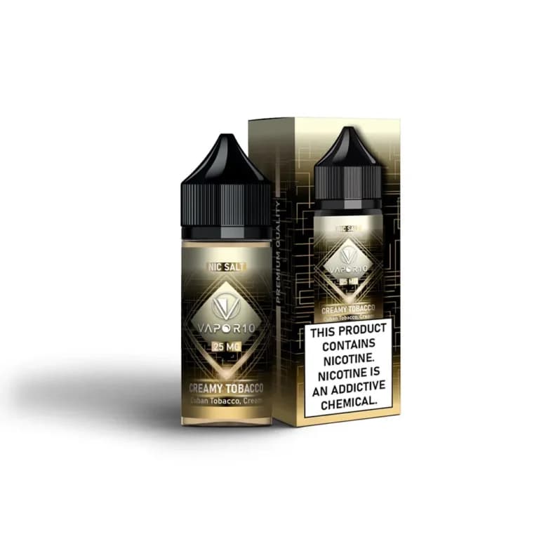 سالت ویپرتن تنباکو خامه | vapor10 creamy tobacco