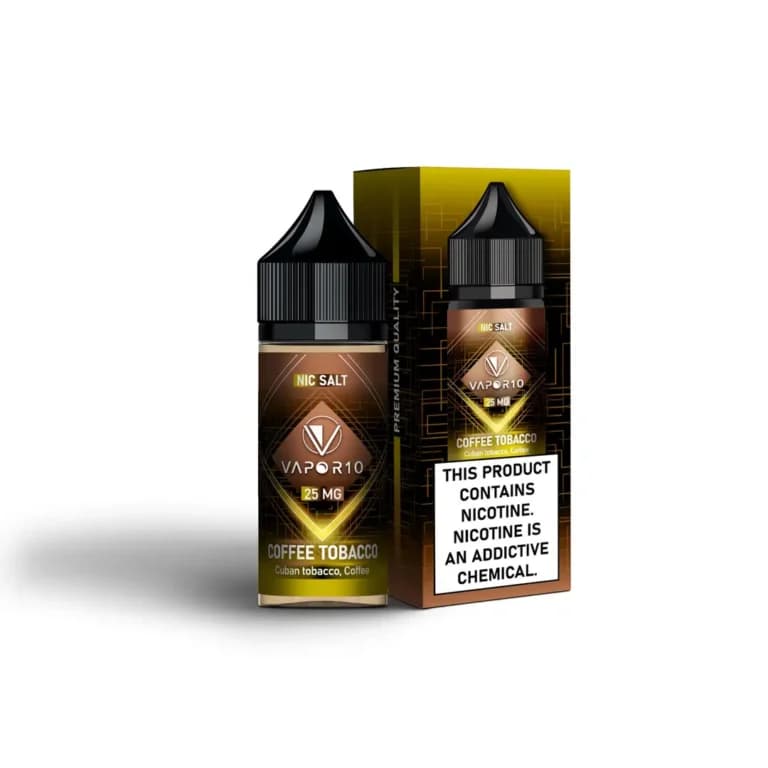 سالت ویپرتن تنباکو قهوه | vapor10 coffee tobacco