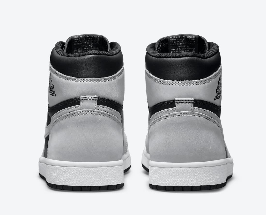 نایک ایرجردن 1 شدو لایت اسموک گری Air Jordan 1 Shadow Light Smoke Grey — تصویر ۵