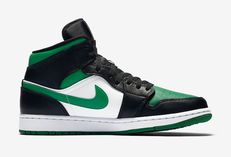 نایک ایرجردن 1 مید پاین گرین تو Air Jordan 1 Mid Pine Green Toe — تصویر ۳