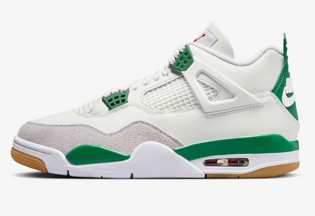 نایک ایرجردن 4 اس بی پاین گرین Nike SB Air Jordan 4 Pine Green — تصویر ۳