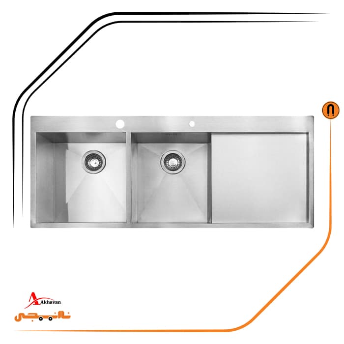 سینک توکار برند اخوان مدل 346