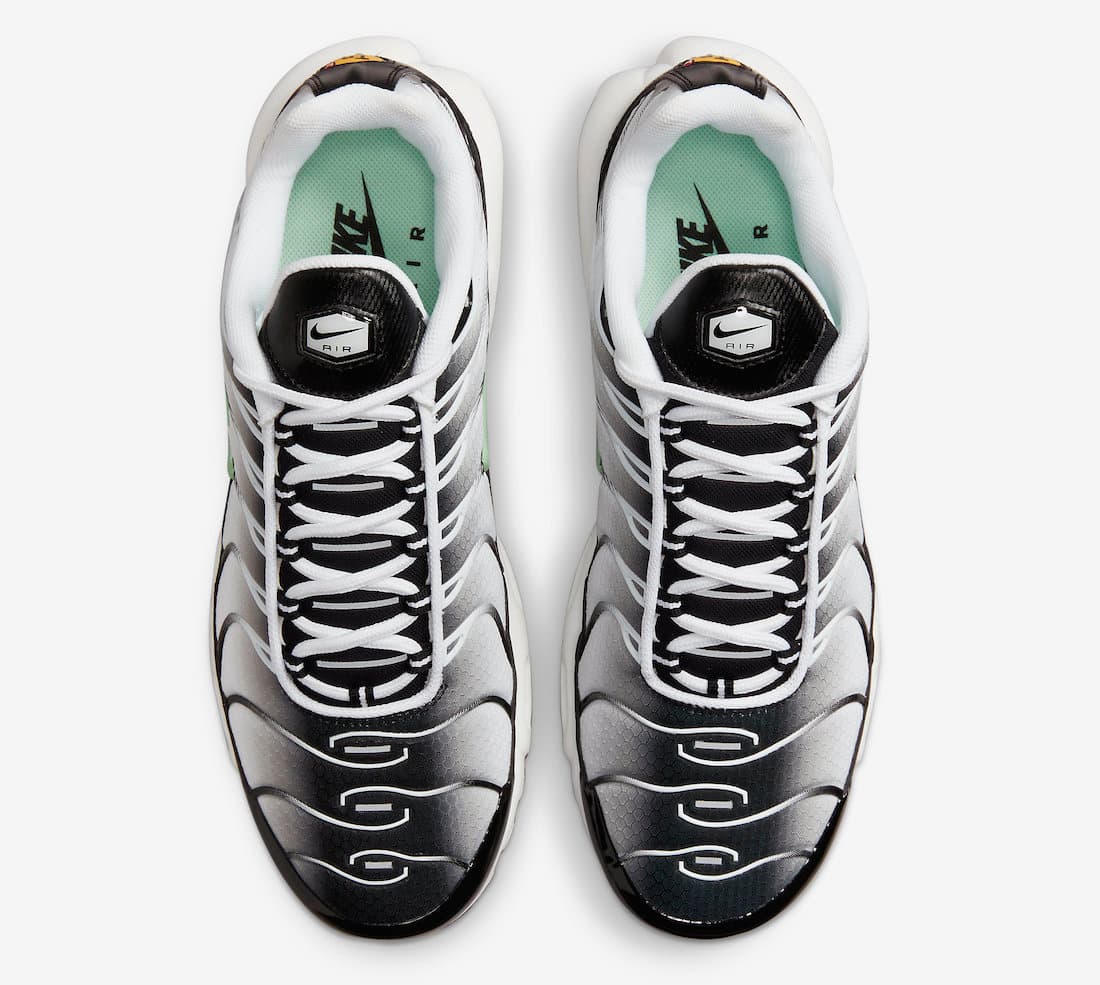 نایک ایرمکس پلاس مشکی سفید Nike Air Max Plus Black White — تصویر ۴