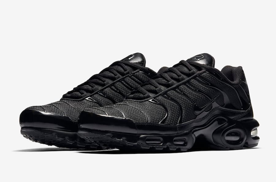 نایک ایرمکس پلاس مشکی nike air max plus black — تصویر ۲
