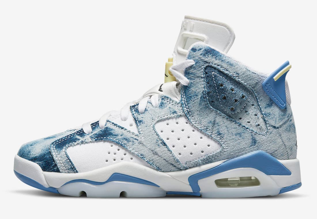 نایک ایرجردن 6 واشد دنیم Air Jordan 6 Washed Denim
