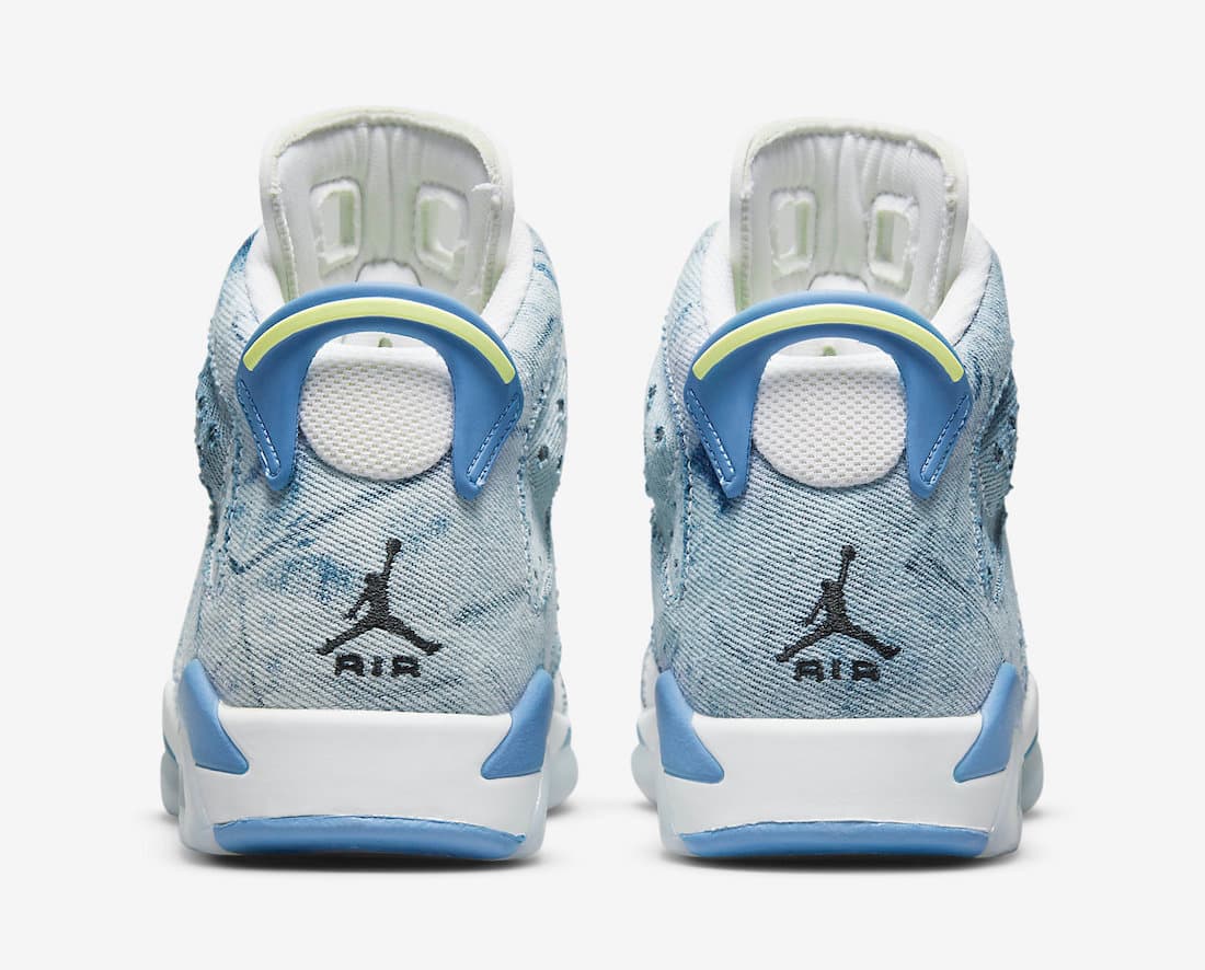 نایک ایرجردن 6 واشد دنیم Air Jordan 6 Washed Denim — تصویر ۵