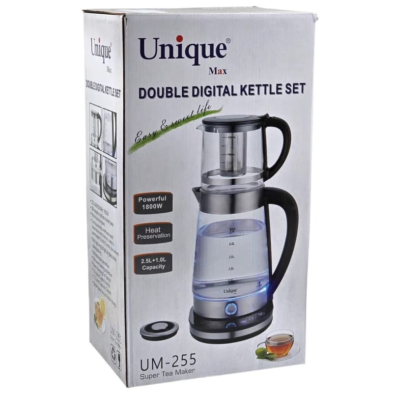 چای ساز روی هم یونیک مکس مدل UM-255 — تصویر ۳