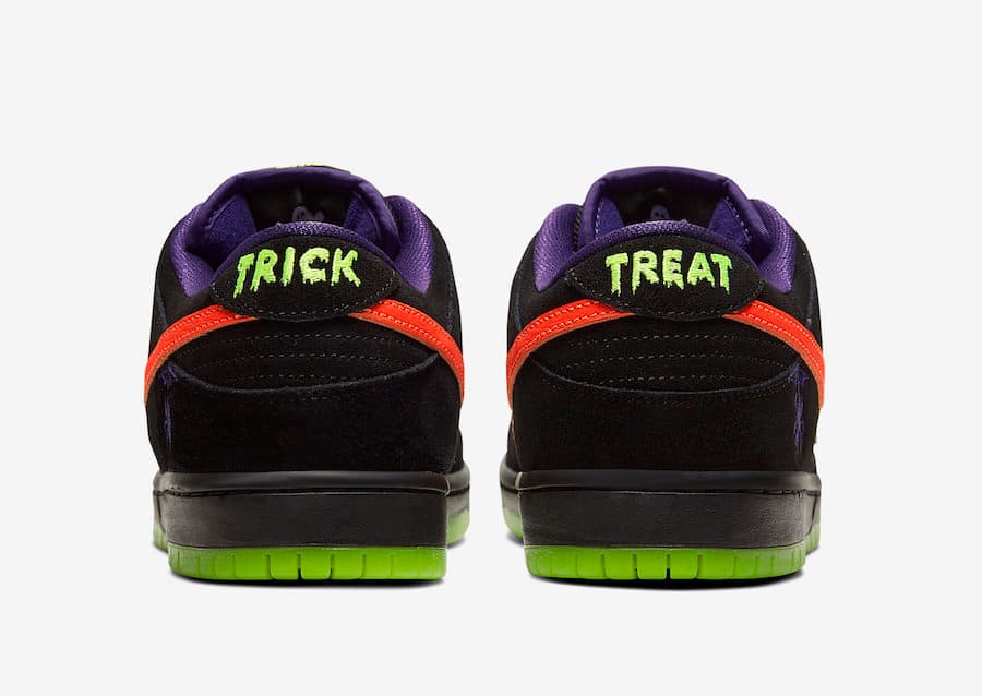 نایک اس بی دانک نایت آف میسچیف هالووین Nike SB Dunk Low Night of Mischief halloween — تصویر ۵