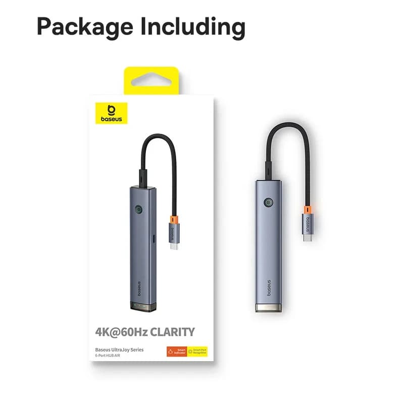 هاب 6 پورت USB-C باسئوس مدل BS-OH166 — تصویر ۴