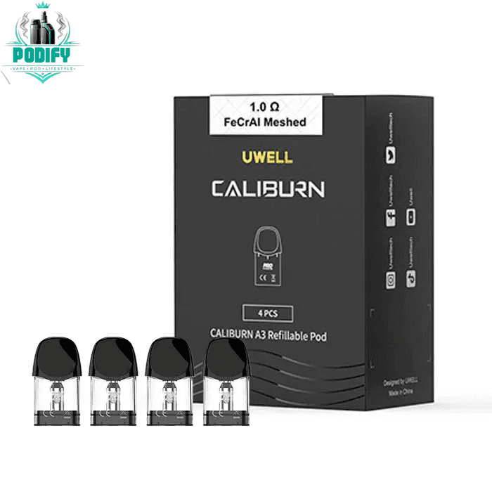 کارتریج کالیبرن ای 3 یوول اهم 1.0 | Uwell Caliburn A3 Cartridge