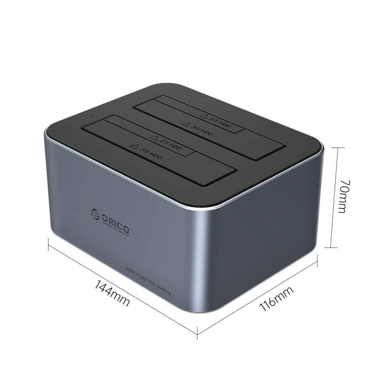 داک هارد ORICO مدل 6626C3-V1-UK-GY — تصویر ۳